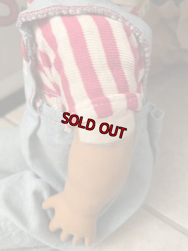 画像7: Dennis the Menace Rubber doll  / わんぱくデニス　マジックスキン　ラバーフェイスドール　白X赤ストタイプTシャツ　 (7)