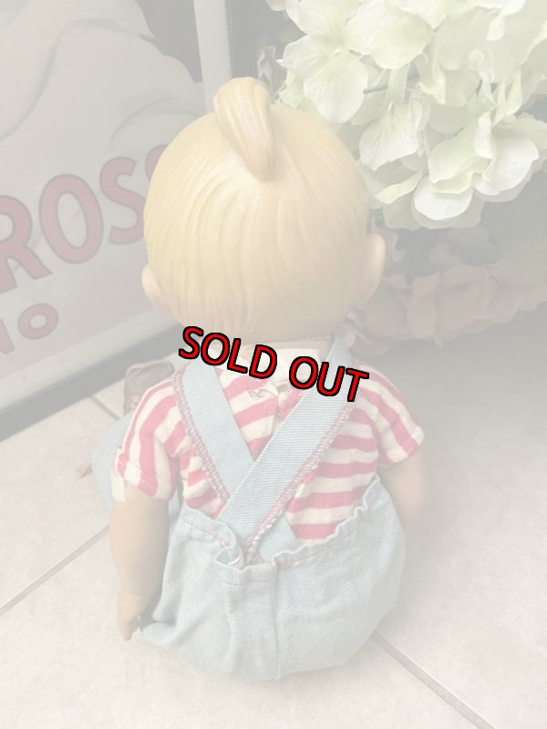 画像8: Dennis the Menace Rubber doll  / わんぱくデニス　マジックスキン　ラバーフェイスドール　白X赤ストタイプTシャツ　 (8)