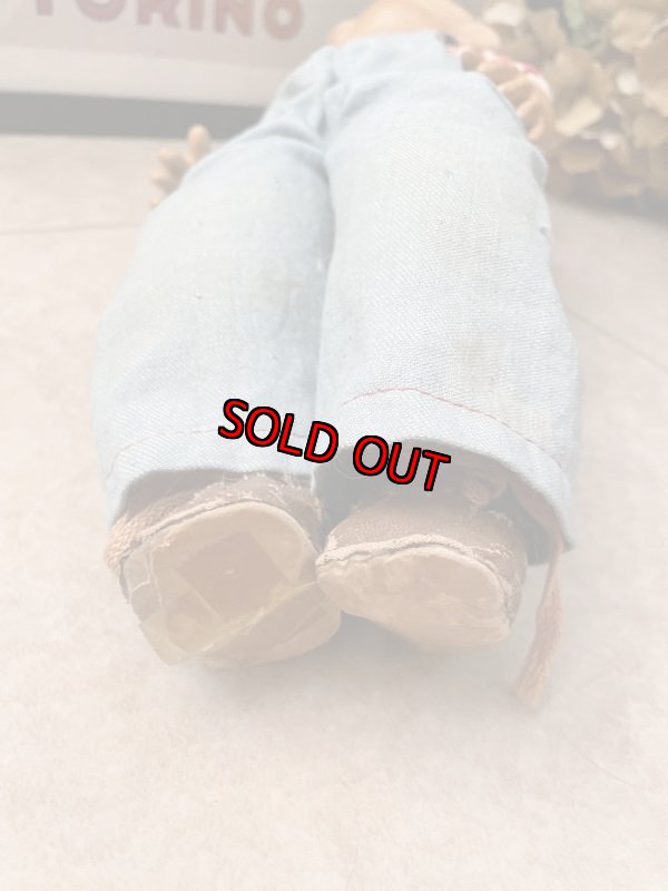 画像11: Dennis the Menace Rubber doll  / わんぱくデニス　マジックスキン　ラバーフェイスドール　白X赤ストタイプTシャツ　 (11)