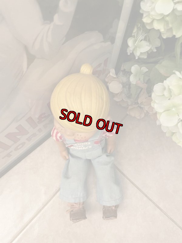 画像4: Dennis the Menace Rubber doll  / わんぱくデニス　マジックスキン　ラバーフェイスドール　白X赤ストタイプTシャツ　 (4)