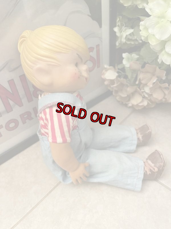 画像10: Dennis the Menace Rubber doll  / わんぱくデニス　マジックスキン　ラバーフェイスドール　白X赤ストタイプTシャツ　 (10)