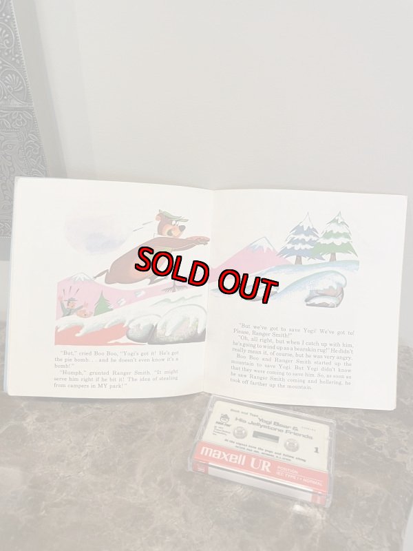 画像7: Yogi & Huckleberry hound short Story Book 2 set & cassette/ ヨギベア、ハックルベリーハウンド 　絵本2冊　カセット付き (7)