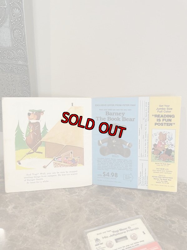 画像8: Yogi & Huckleberry hound short Story Book 2 set & cassette/ ヨギベア、ハックルベリーハウンド 　絵本2冊　カセット付き (8)