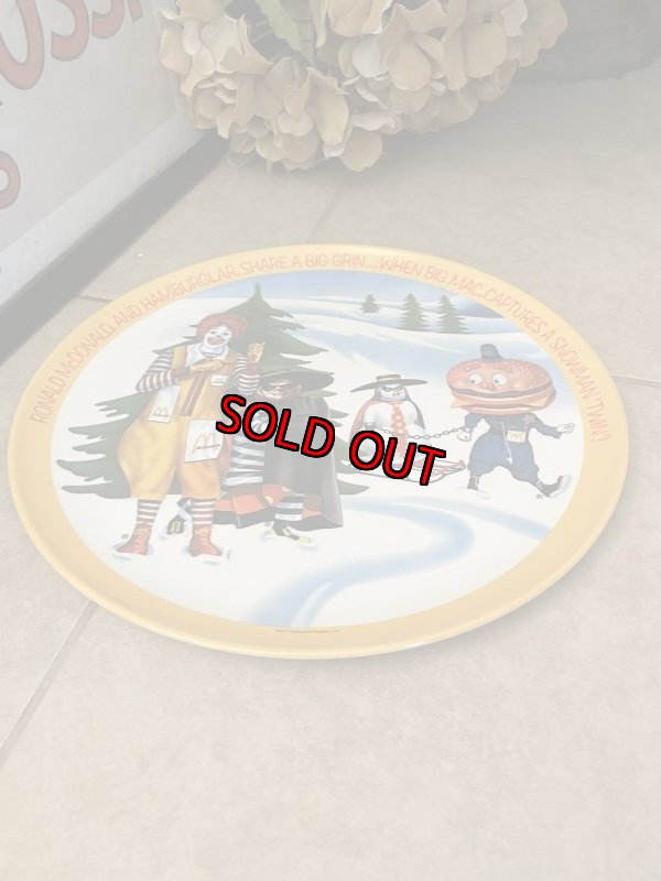 画像18: McDonald’s Plastic Plate summer &winter set of 2 (A) / マクドナルドのプラスチック製、プレート2枚セット、夏&冬 (18)