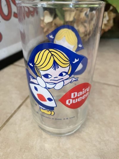 画像2:  Dairy Queen Dutch Girl glasses set of 2 / ディリークィーン　ダッチガール　グラス　2個セット