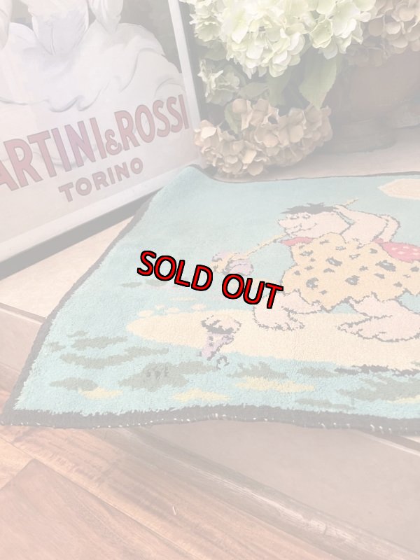 画像14: Flintstones Hanna Barbera Rug  / ハンナバーベラ　フリントストーン　ゴルフ　ラグ　ベルギー製 (14)