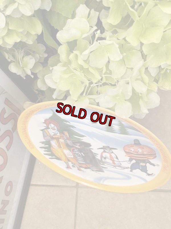 画像13: McDonald’s Plastic Plate summer &winter set of 2 (A) / マクドナルドのプラスチック製、プレート2枚セット、夏&冬 (13)