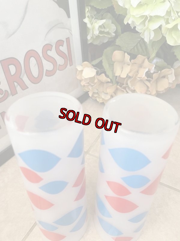 画像15:  Dairy Queen frosted glasses set of 2 (B) / ディリークィーン　半透明グラス　2個セット (15)