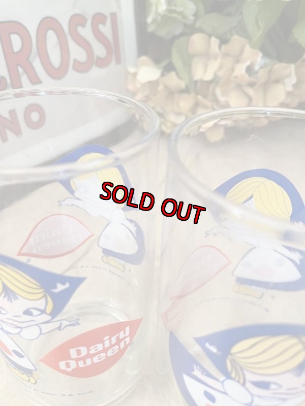 画像11:  Dairy Queen Dutch Girl glasses set of 2 / ディリークィーン　ダッチガール　グラス　2個セット (11)