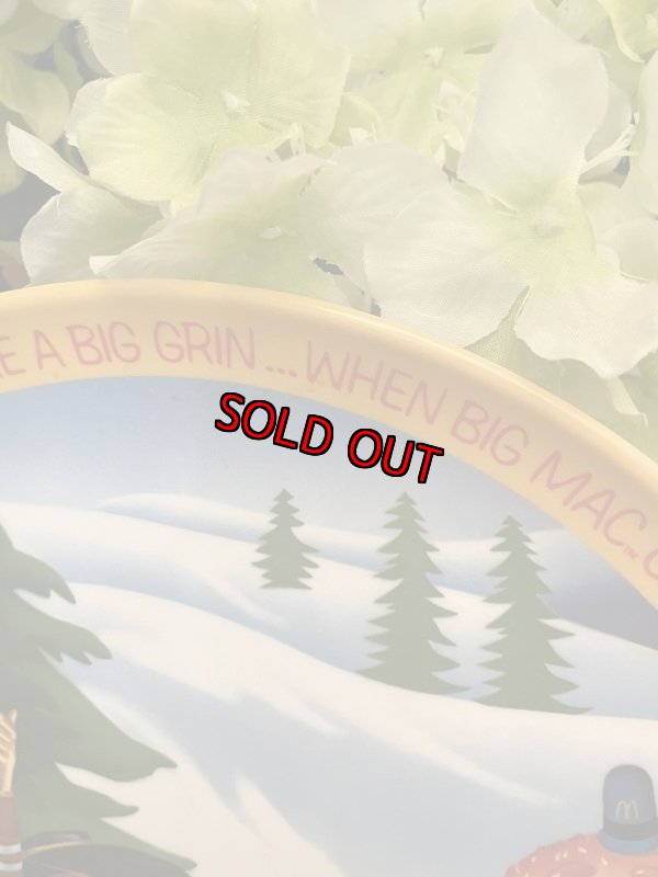 画像12: McDonald’s Plastic Plate summer &winter set of 2 (A) / マクドナルドのプラスチック製、プレート2枚セット、夏&冬 (12)