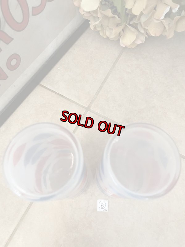 画像14:  Dairy Queen frosted glasses set of 2 (B) / ディリークィーン　半透明グラス　2個セット (14)
