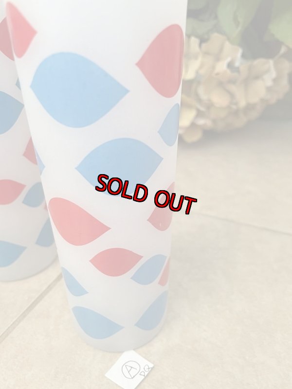 画像13:  Dairy Queen frosted glasses set of 2 (A) / ディリークィーン　半透明グラス　2個セット (13)