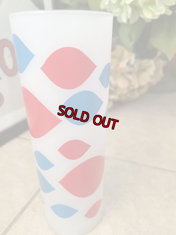 画像7:  Dairy Queen frosted glasses set of 2 (A) / ディリークィーン　半透明グラス　2個セット (7)