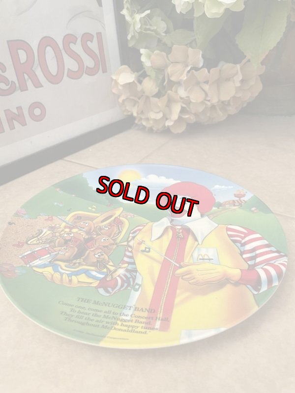 画像9: McDonald’s The McNuggets Band Plastic Plate 1989 / マクドナルドのプラスチック製、マックナゲット　バンド　プレート (9)