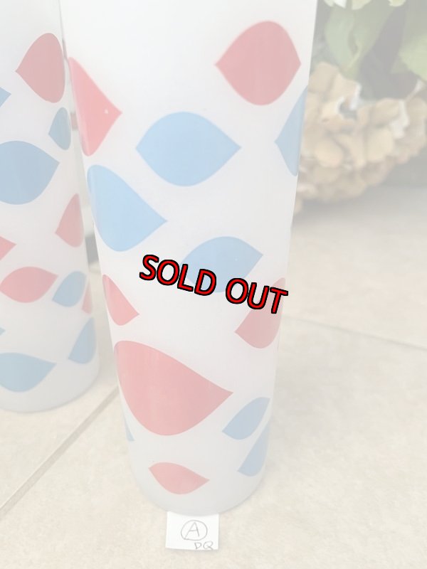 画像12:  Dairy Queen frosted glasses set of 2 (A) / ディリークィーン　半透明グラス　2個セット (12)