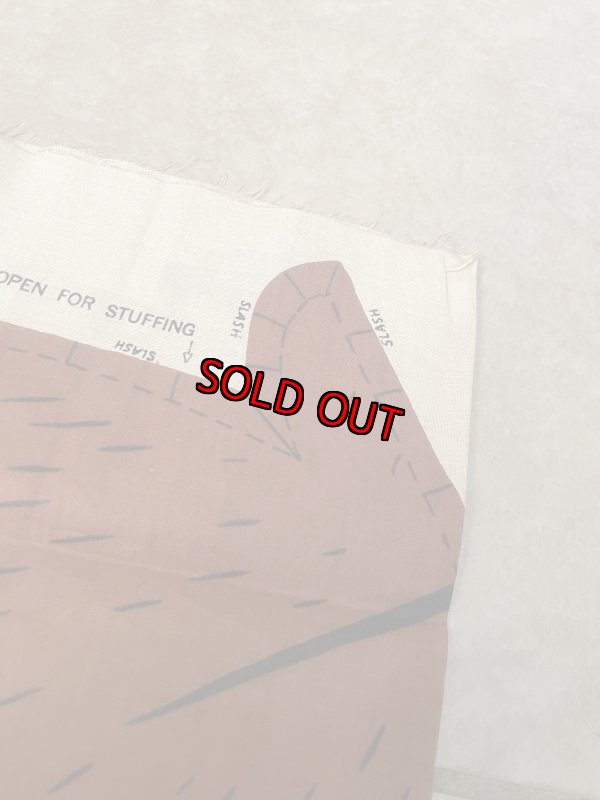 画像14: Hanna Barbera Yogi Bear Pillowd doll Fabric kit  1963 / ハンナバーベラ　ヨギベアのピロードールキット　生地　 (14)