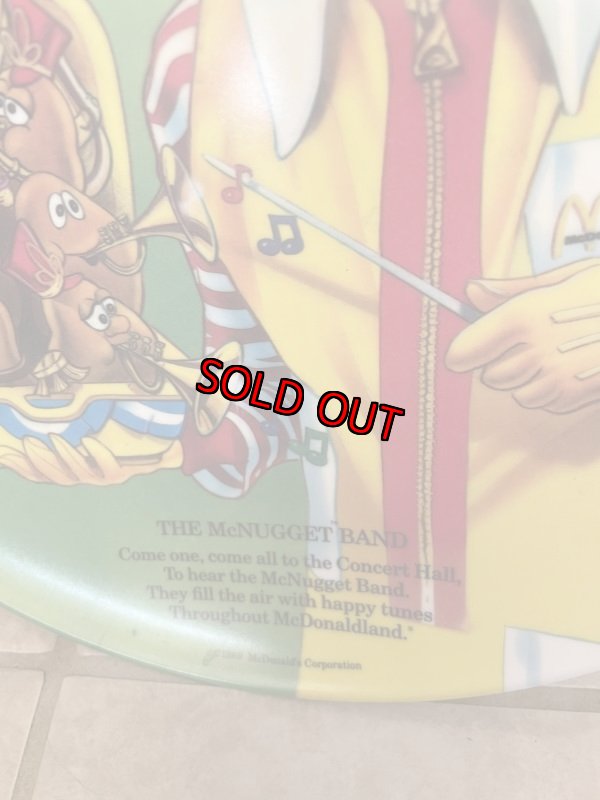 画像3: McDonald’s The McNuggets Band Plastic Plate 1989 / マクドナルドのプラスチック製、マックナゲット　バンド　プレート (3)