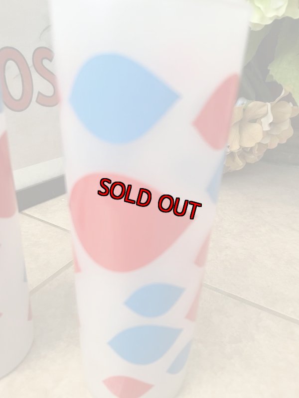 画像11:  Dairy Queen frosted glasses set of 2 (B) / ディリークィーン　半透明グラス　2個セット (11)