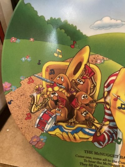 画像2: McDonald’s The McNuggets Band Plastic Plate 1989 / マクドナルドのプラスチック製、マックナゲット　バンド　プレート