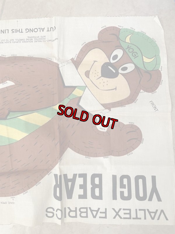 画像2: Hanna Barbera Yogi Bear Pillowd doll Fabric kit  1963 / ハンナバーベラ　ヨギベアのピロードールキット　生地　 (2)