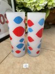 画像5:  Dairy Queen frosted glasses set of 2 (A) / ディリークィーン　半透明グラス　2個セット (5)