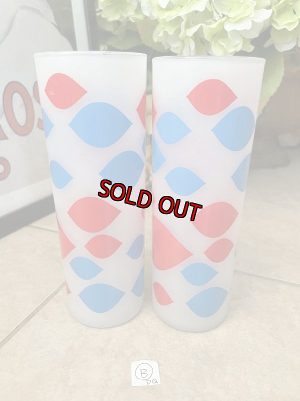 画像3:  Dairy Queen frosted glasses set of 2 (B) / ディリークィーン　半透明グラス　2個セット (3)
