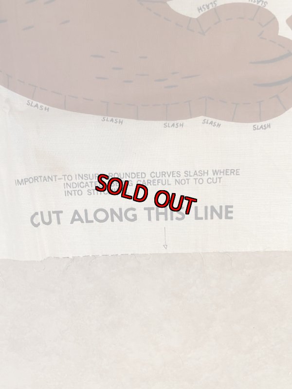 画像7: Hanna Barbera Yogi Bear Pillowd doll Fabric kit  1963 / ハンナバーベラ　ヨギベアのピロードールキット　生地　 (7)