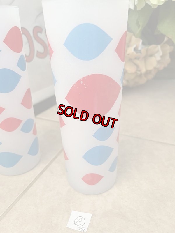 画像11:  Dairy Queen frosted glasses set of 2 (A) / ディリークィーン　半透明グラス　2個セット (11)