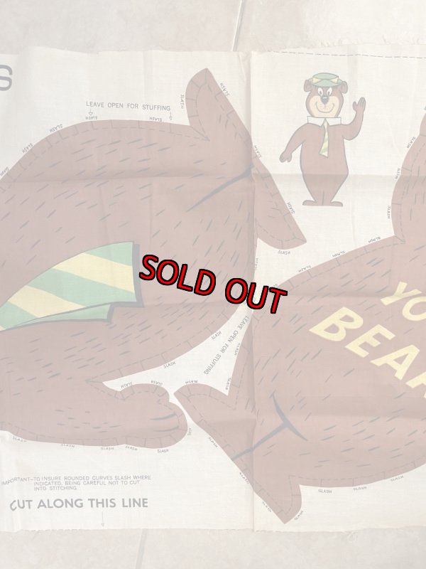 画像3: Hanna Barbera Yogi Bear Pillowd doll Fabric kit  1963 / ハンナバーベラ　ヨギベアのピロードールキット　生地　 (3)