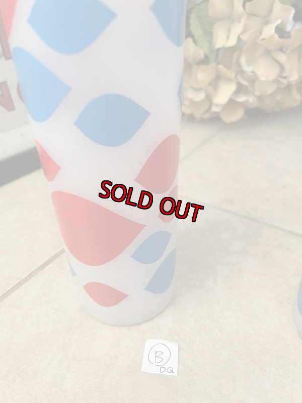 画像8:  Dairy Queen frosted glasses set of 2 (B) / ディリークィーン　半透明グラス　2個セット (8)