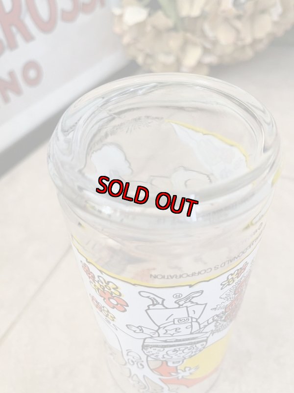画像15: McDonald’s Hamburglar glass cup / マクドナルド  ハンバーグラー　ガラス　グラス　タンブラー　 (15)