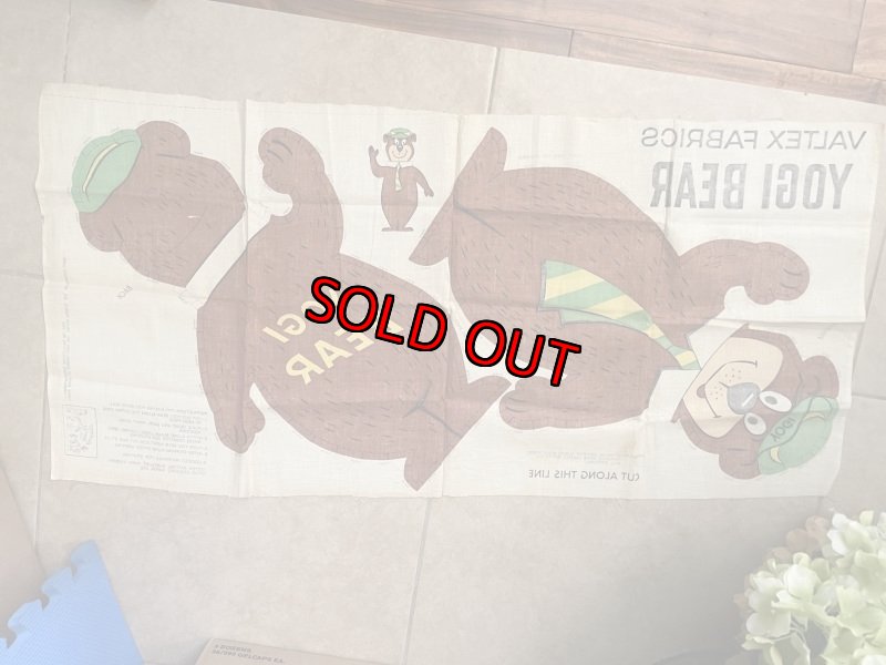 画像10: Hanna Barbera Yogi Bear Pillowd doll Fabric kit  1963 / ハンナバーベラ　ヨギベアのピロードールキット　生地　 (10)