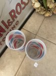 画像15:  Dairy Queen frosted glasses set of 2 (A) / ディリークィーン　半透明グラス　2個セット (15)