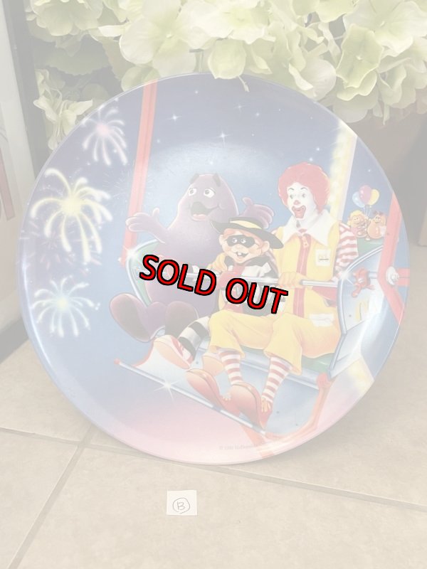 画像1: McDonald’s Plastic Plate fireworks (B) 1993/ マクドナルドのプラスチック製、花火　プレート (1)