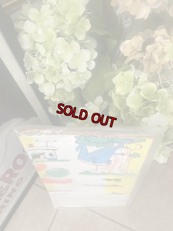 画像4: Hanna Barbera flintstones table caver /  フリントストーン　袋入り　テーブルクロス　未使用 (4)