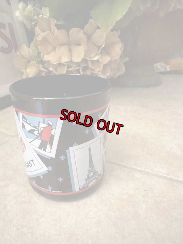 画像2: McDonald’s French Ceramic Black Mug France  / マクドナルドの陶器製『フレンチ』マグカップ　フランス製 (2)