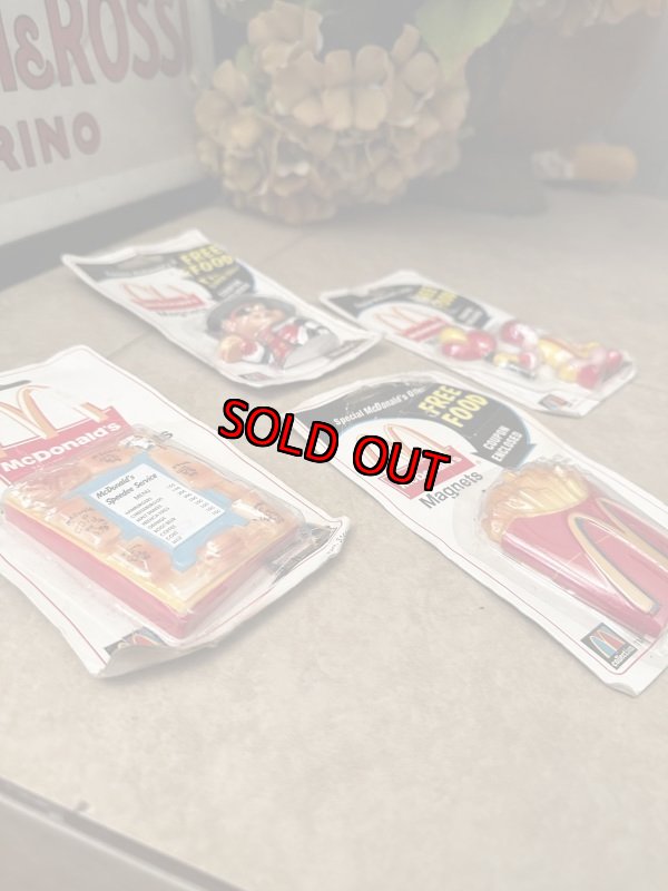 画像11: McDonald’s magnet 1999年 set of 4 / マクドナルド、ブリスター入り　マグネット　4点セット (11)