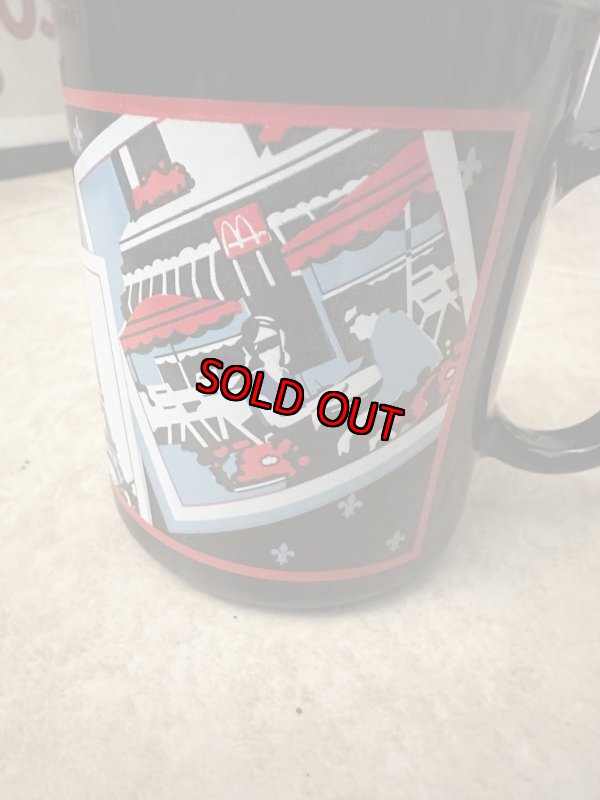 画像10: McDonald’s French Ceramic Black Mug France  / マクドナルドの陶器製『フレンチ』マグカップ　フランス製 (10)