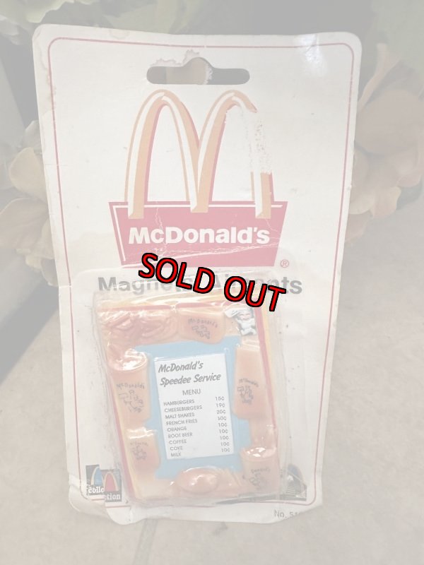 画像7: McDonald’s magnet 1999年 set of 4 / マクドナルド、ブリスター入り　マグネット　4点セット (7)
