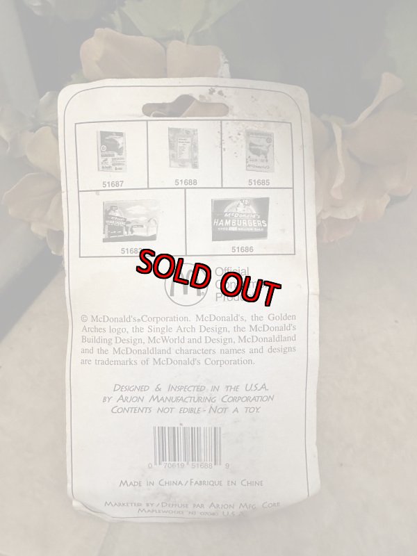 画像8: McDonald’s magnet 1999年 set of 4 / マクドナルド、ブリスター入り　マグネット　4点セット (8)