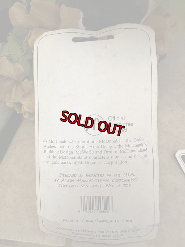 画像4: McDonald’s magnet 1999年 set of 4 / マクドナルド、ブリスター入り　マグネット　4点セット (4)