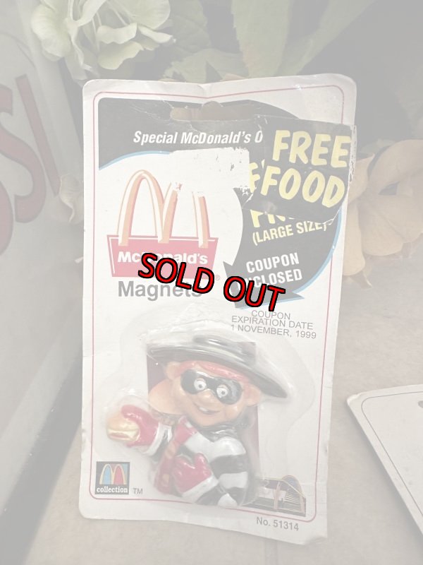 画像3: McDonald’s magnet 1999年 set of 4 / マクドナルド、ブリスター入り　マグネット　4点セット (3)