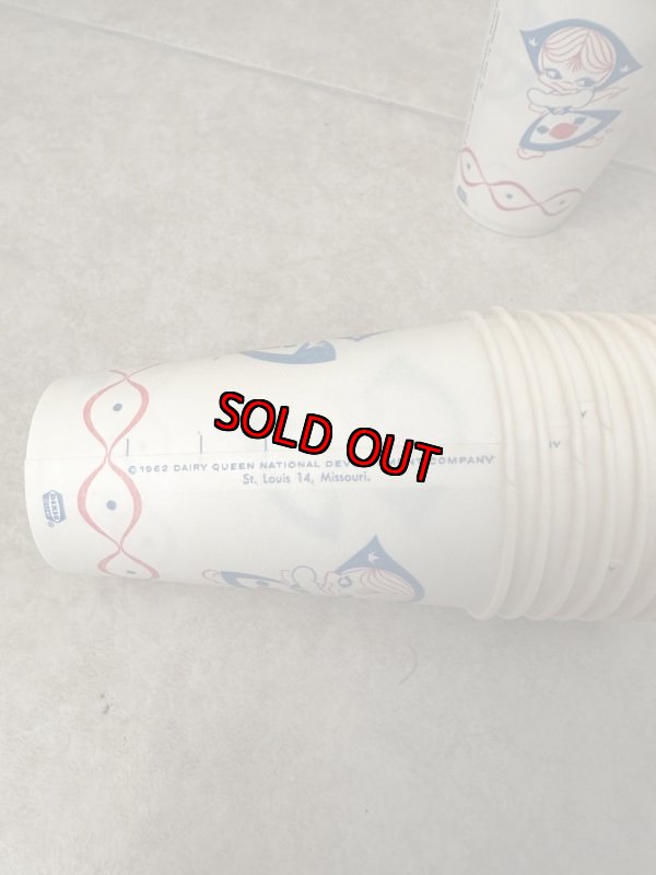 画像11: Dairy Queen Dutch Girl Wax Cup Set Of 10 (A) / ディリークィーン　ダッチガール　ワックスペーパー　カップ　10個セット (11)