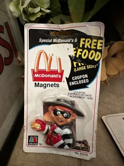 画像1: McDonald’s magnet 1999年 set of 4 / マクドナルド、ブリスター入り　マグネット　4点セット