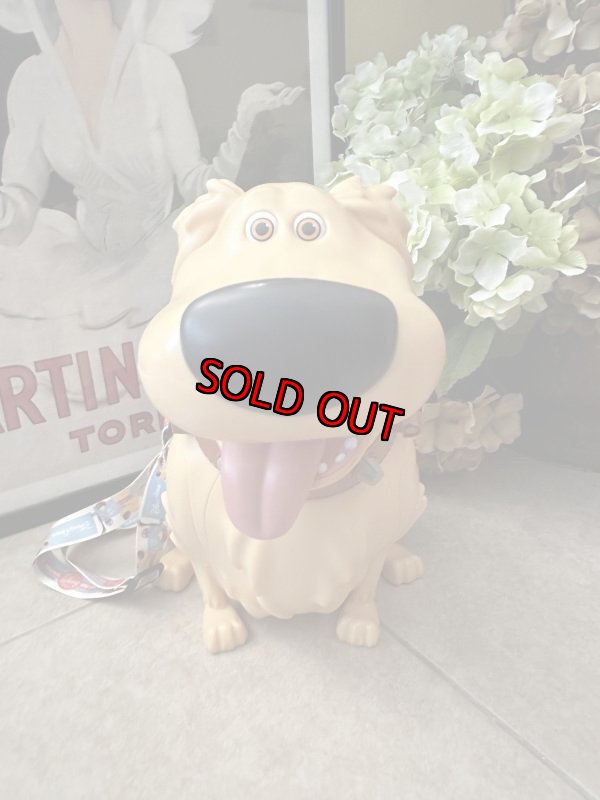 画像1: Disneyland Dug Dog magic key holder popcorn bucket / ディズニーランド　ダグ　犬　ポップコーン　バケット　バケツ　 (1)