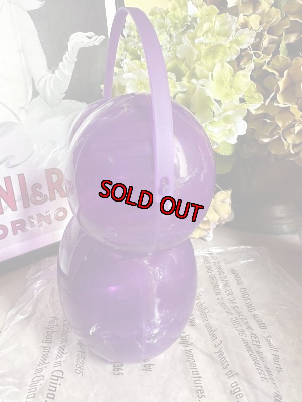 画像5: Disneyland 60th anniversary purple Mickey balloon popcorn bucket / ディズニーランド　60周年記念　パープル　ミッキーバルーン　ポップコーン　バケット　バケツ　 (5)