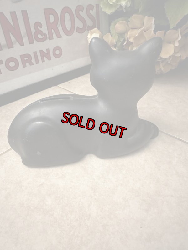 画像6: Eveready Cat plastic coin bank 80’s / エバレディ、黒猫のプラスチック製貯金箱 (6)