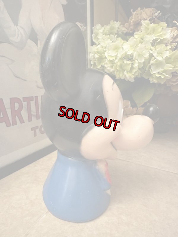 画像8: Disney Mickey Mouse plastic Face coin bank 1971 / ディズニーのミッキーマウス　プラスチック製　フェイス貯金箱 (8)