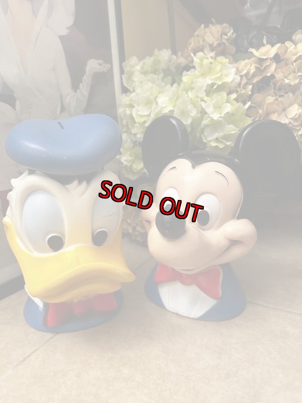 画像12: Disney Mickey Mouse plastic Face coin bank 1971 / ディズニーのミッキーマウス　プラスチック製　フェイス貯金箱 (12)