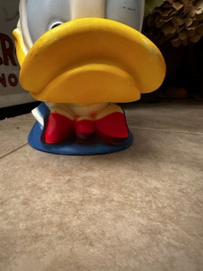 画像2: Disney Donald Duck plastic Face coin bank 1971 / ディズニーのドナルドダック、プラスチック製 フェイス貯金箱